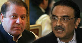 President Zardari telephones Nawaz Sharif 